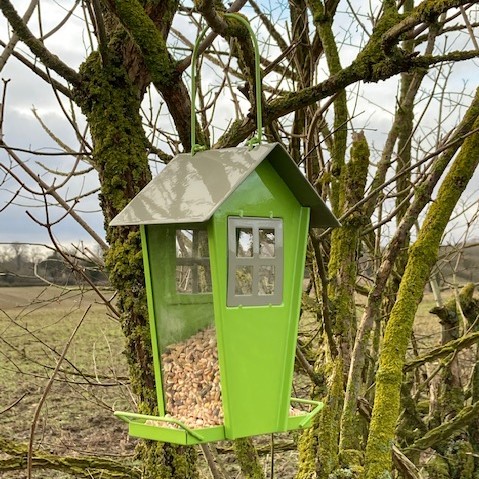 Contemporary Feeder That Is Designed To Enhance Your Garden Easy Fill /& Easy Clean Supa Hamilton House Shaped Wild Bird Peanut Feeder